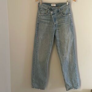 Agolde Criss cross jeans